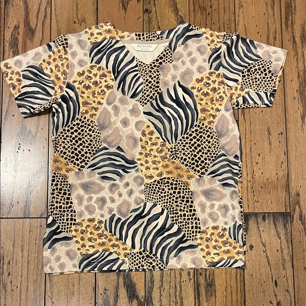 Womens Animal Print Shirt - Multicolor